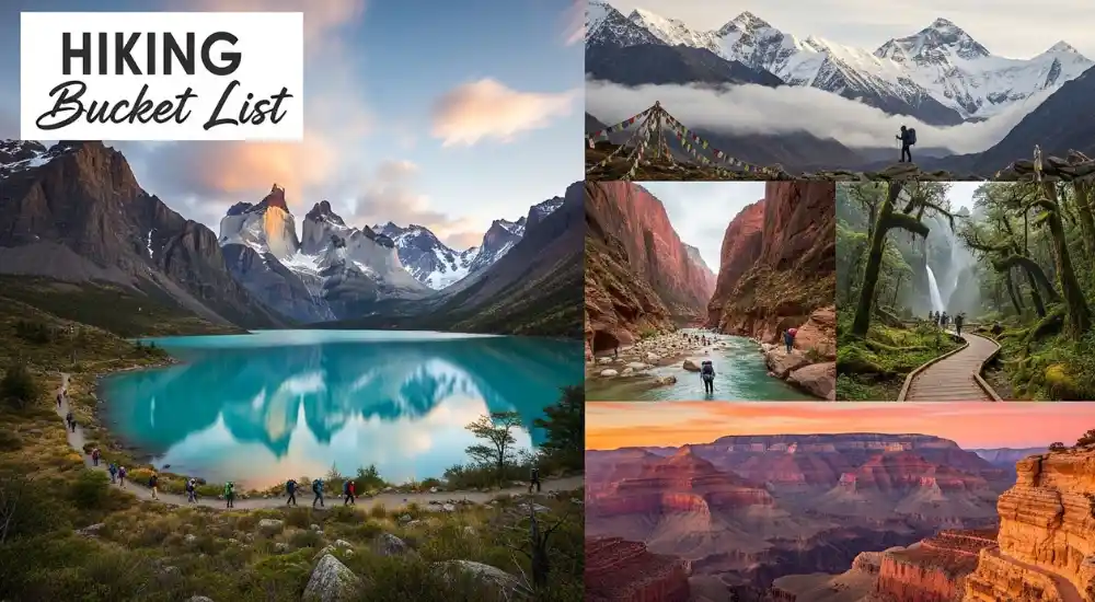 Nature + hiking bucket list destinations