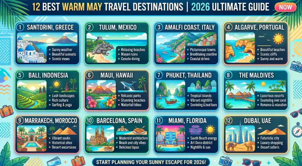 How We Selected the Best Warm Destinations