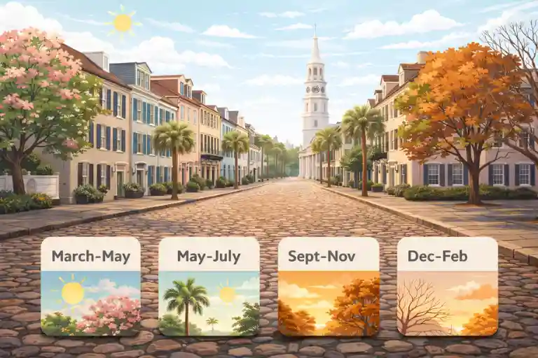 At a Glance – Best & Worst Times to Visit Charleston, SC