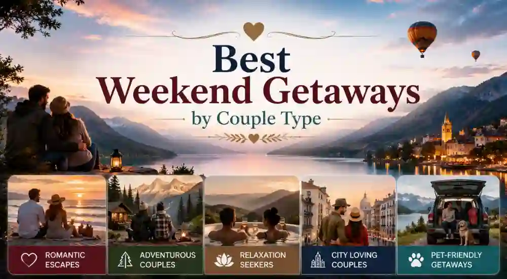 Best Weekend Getaways by Couple Type