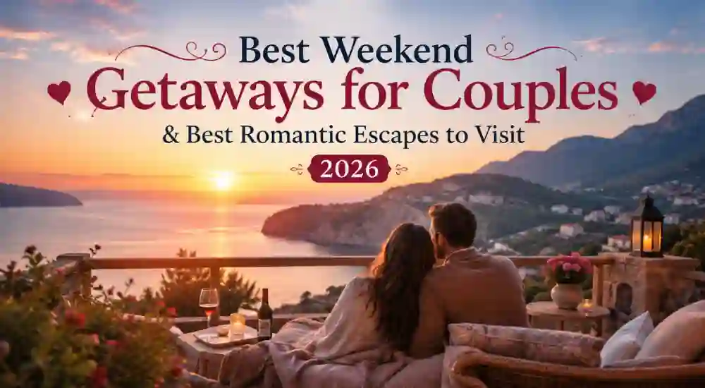 Best Weekend Getaways for Couples &  Best Romantic Escapes to Visit 2026