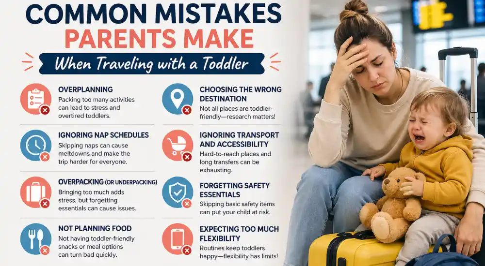 Common Mistakes Parents Make When Traveling with a Toddler
