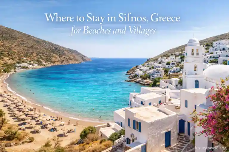 Where to Stay in Sifnos Greece for Beaches and Villages
