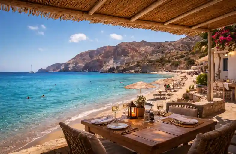 Beach Restaurants in Milos – Where to Eat After Swimming
