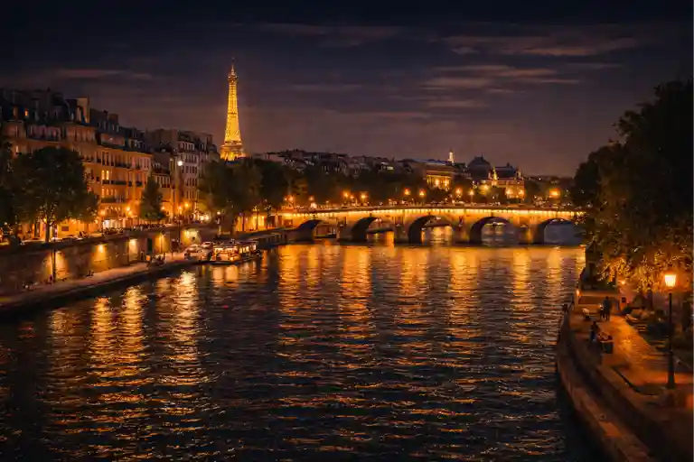Paris at Night – Seine & City Lights