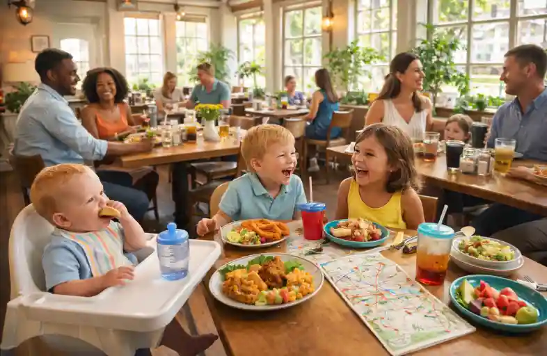 Restaurants with Kids’ Menus & Healthy Options