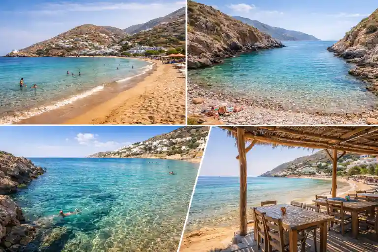 Interactive Sifnos Beach Map Overview