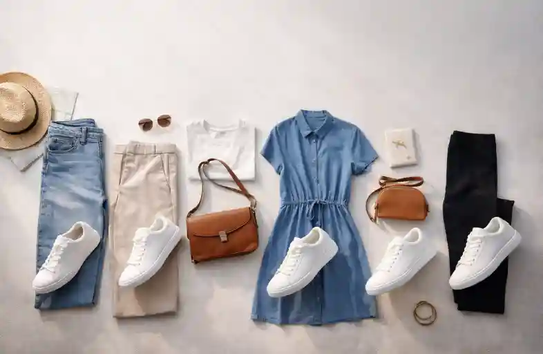 Why White Sneakers Are the Perfect Travel Shoe