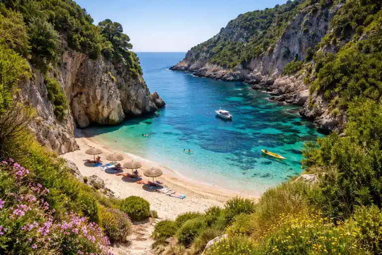 Hidden and Quiet Beaches in Corfu