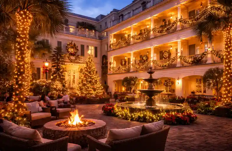 Where to Stay in Charleston at Christmas