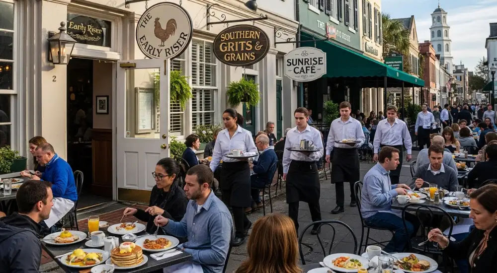 Best Early Morning Breakfast Spots in Charleston