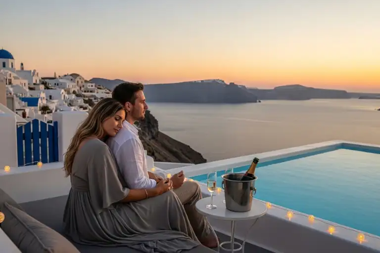 Best Luxury Honeymoon Hotels & Romantic Villas in Greece