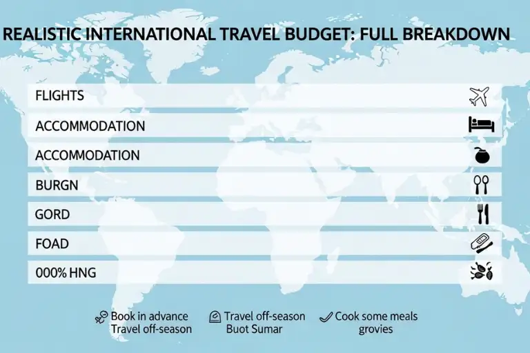 Build a Realistic International Travel Budget (Full Breakdown)