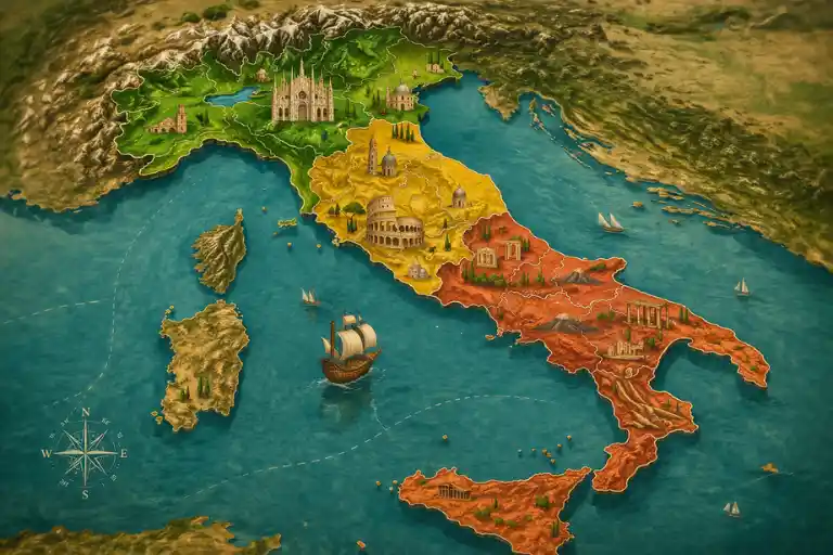 Italy Map & Regional Breakdown