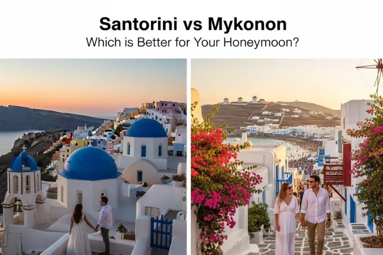 Santorini vs Mykonos – Which is Better for Your Honeymoon