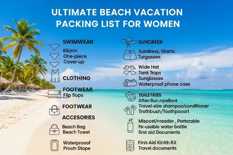 Ultimate Beach Vacation Packing List for Women