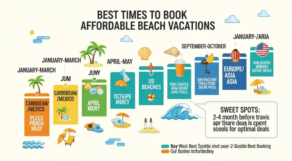 Best Time to Book Cheap Beach Vacations