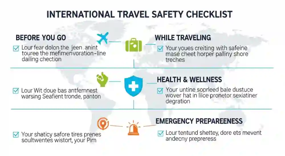 International Travel Safety Checklist