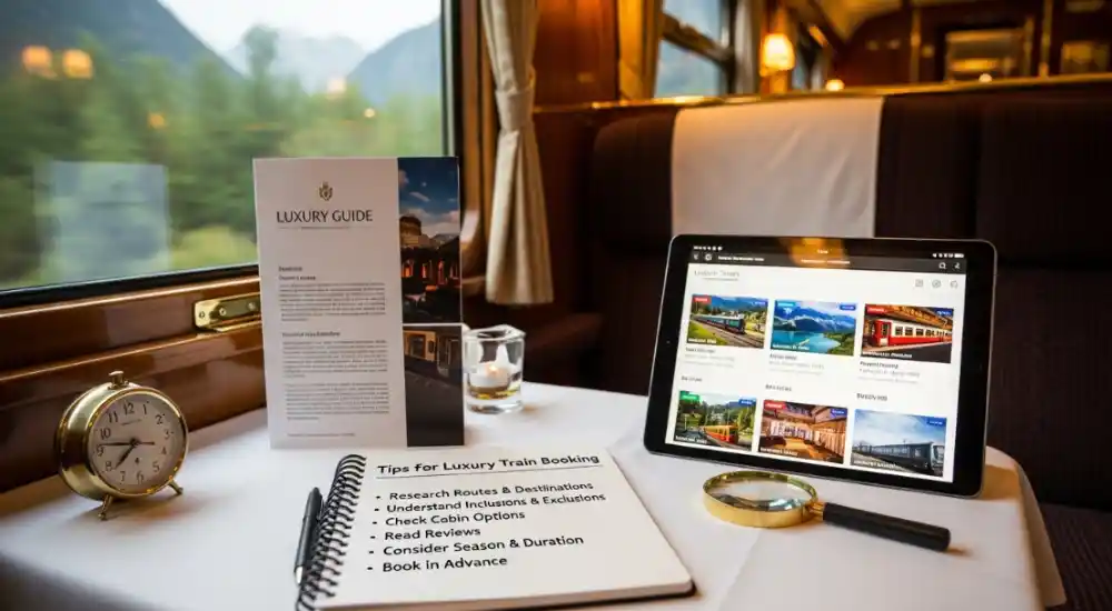Practical Tips Before Booking a Luxury Train Trip