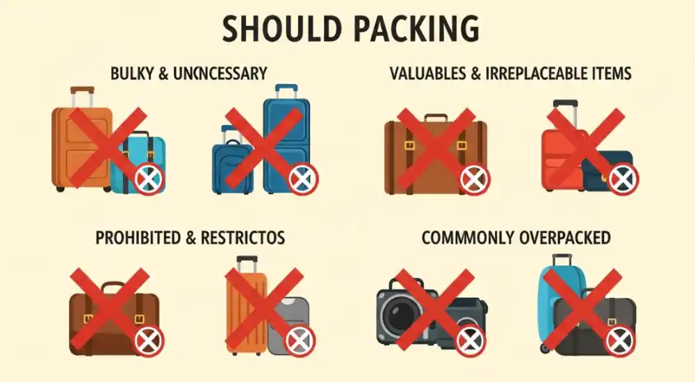 What Not to Pack When Traveling