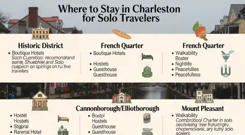 Where to Stay in Charleston for Solo Travelers