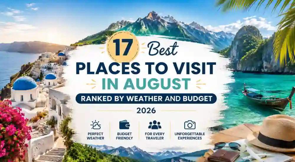 17 Best Places to Visit in August Ranked by Weather and Budget 2026