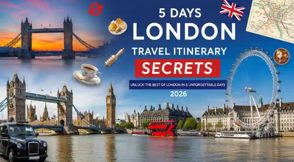 5 days London Travel Itinerary Secrets for First-Time Visitors 2026