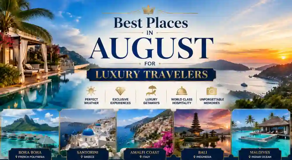 Best Places in August for Luxury Travelers