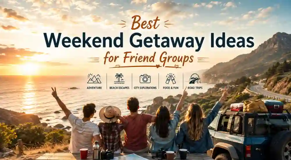 Best Weekend Getaway Ideas for Friend Groups