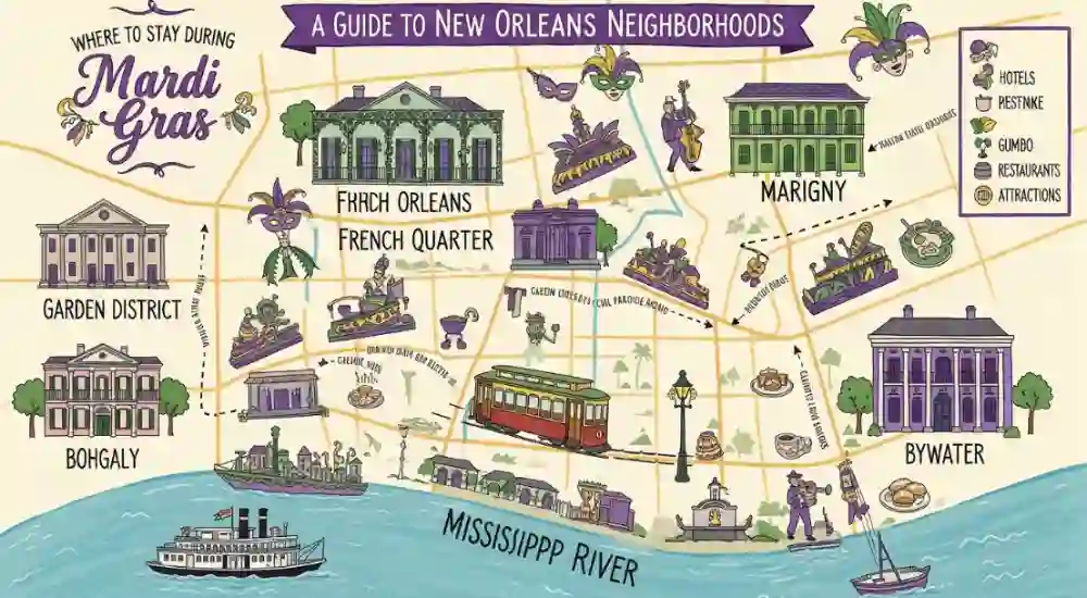 Where to Stay During Mardi Gras